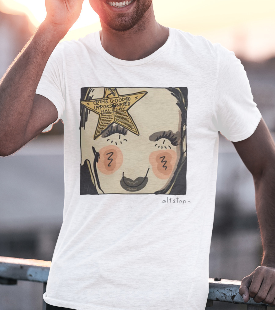 The Good Impersonator Halsey Altstop Star Face Sketch T-Shirt