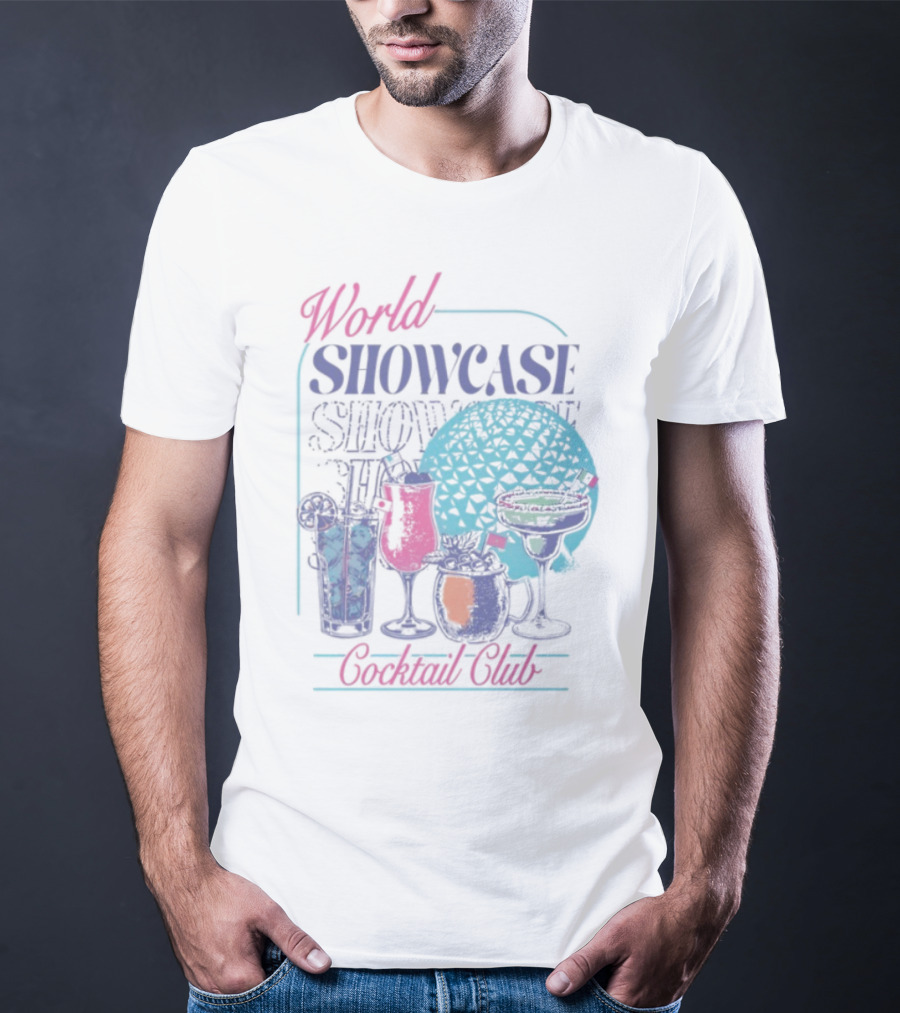 World Showcase Cocktail Club The Lost Bros T-Shirt