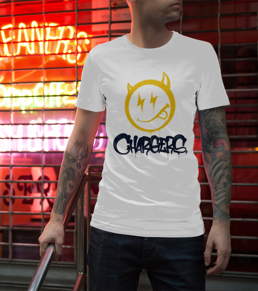 Los Angeles Chargers Devil Icon NFL 2025 T-Shirt