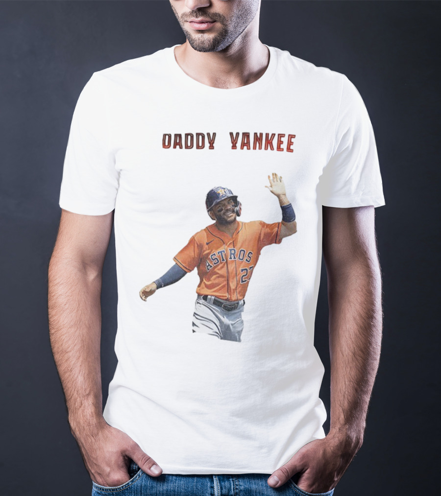 Daddy Yankee Jose Altuve Houston Astros Baseball Star T-Shirt