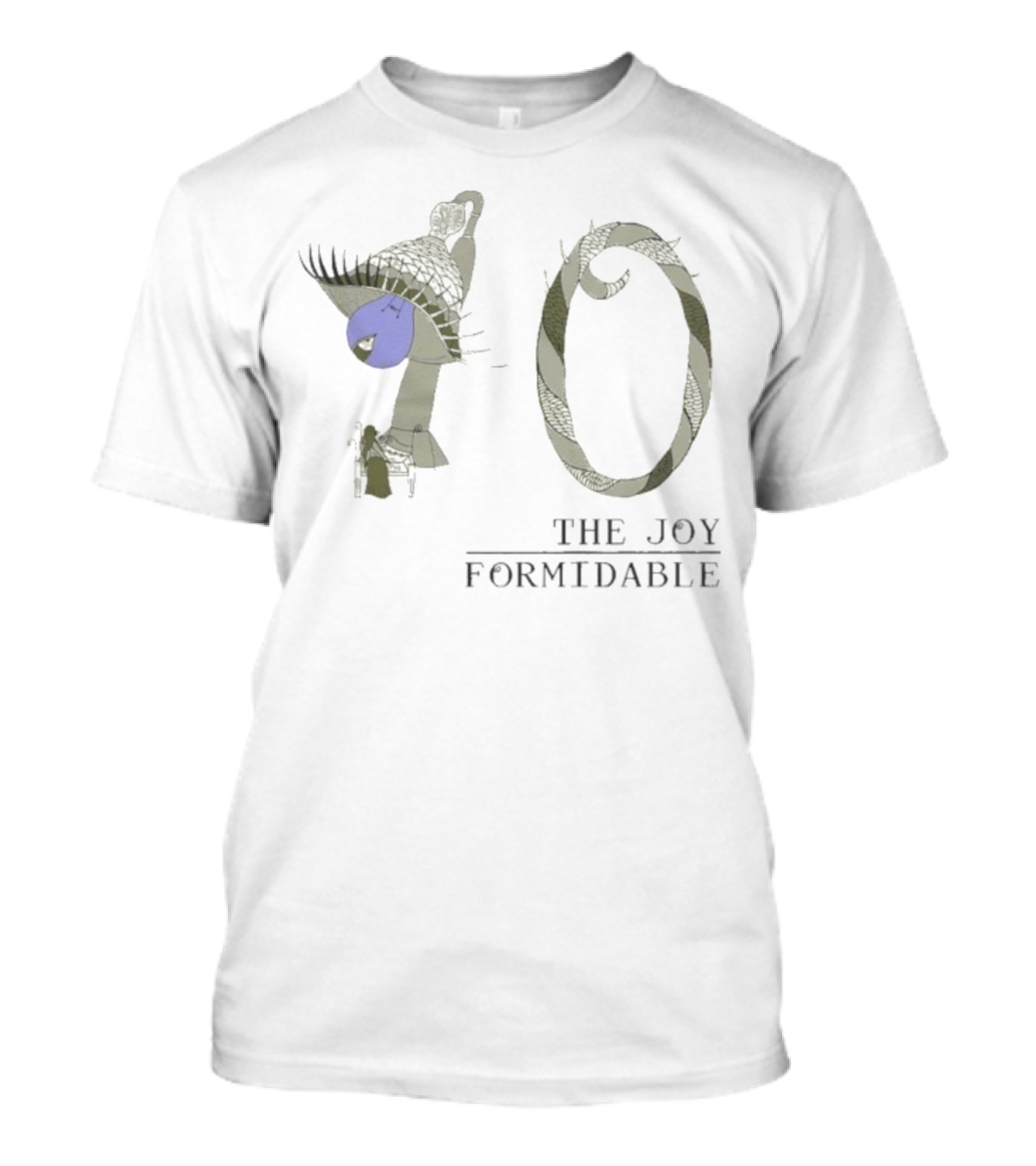 The Joy Formidable 10th Anniversary ABCM Eye And Serpent Imagery T-Shirt