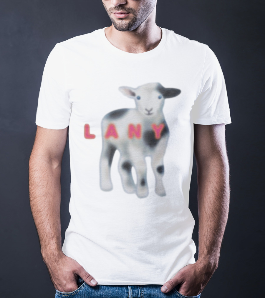 Lany Lamb Cute Animal Design T-Shirt