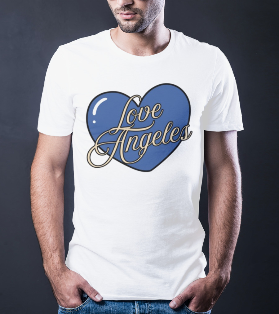 Bffs & Babes Love Angeles Heart Design T-Shirt