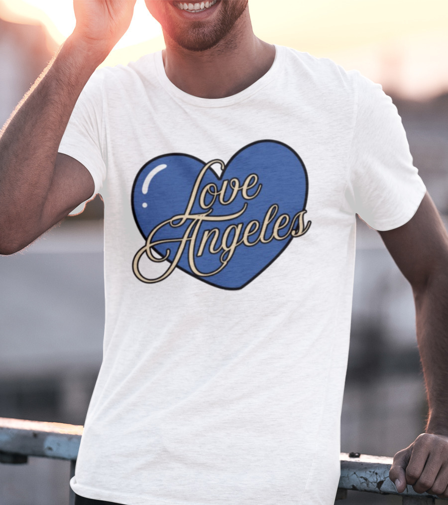 Bffs & Babes Love Angeles Heart Design T-Shirt