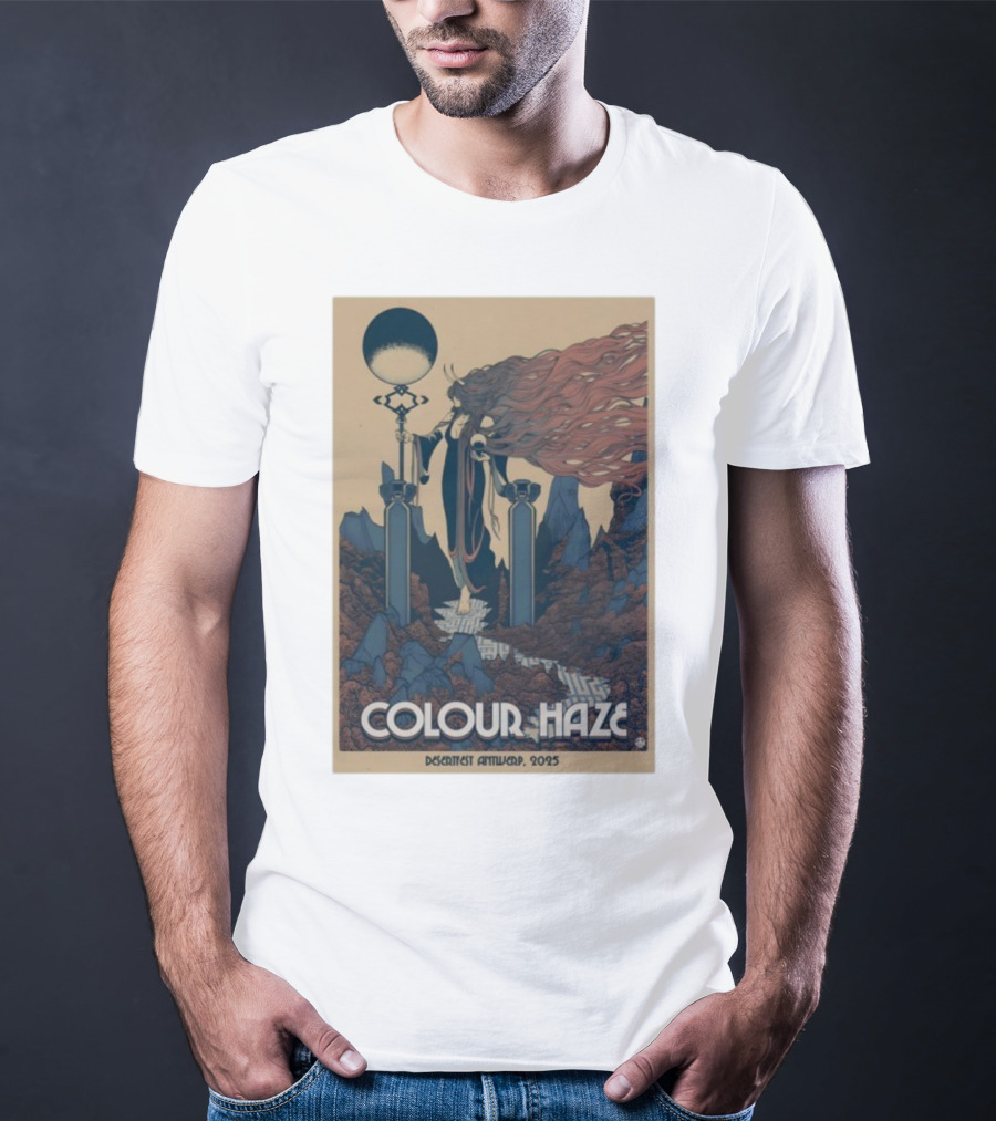 Colour Haze Desertfest Antwerp 2025 Psychedelic Rock Art 10 18 2025 T-Shirt