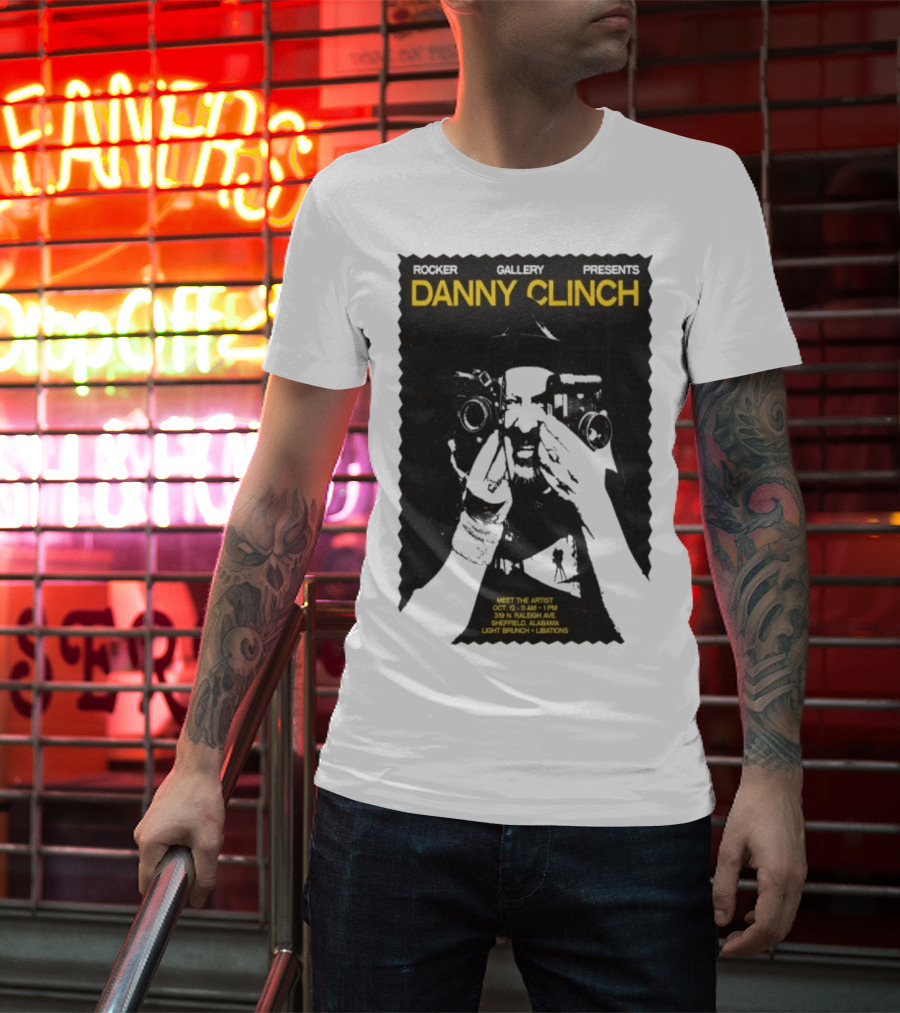 Danny Clinch Meet The Artist Event October 12 2025 Sheffield Alabama 319 N Raleigh Ave Light Brunch And Libations T-Shirt
