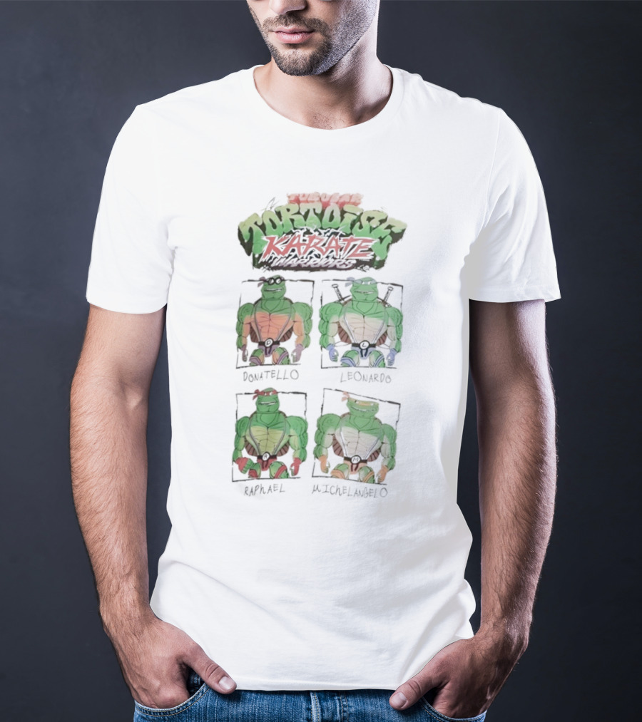 Super Tortoise Karate Donatello Leonardo Raphael Michelangelo T-Shirt