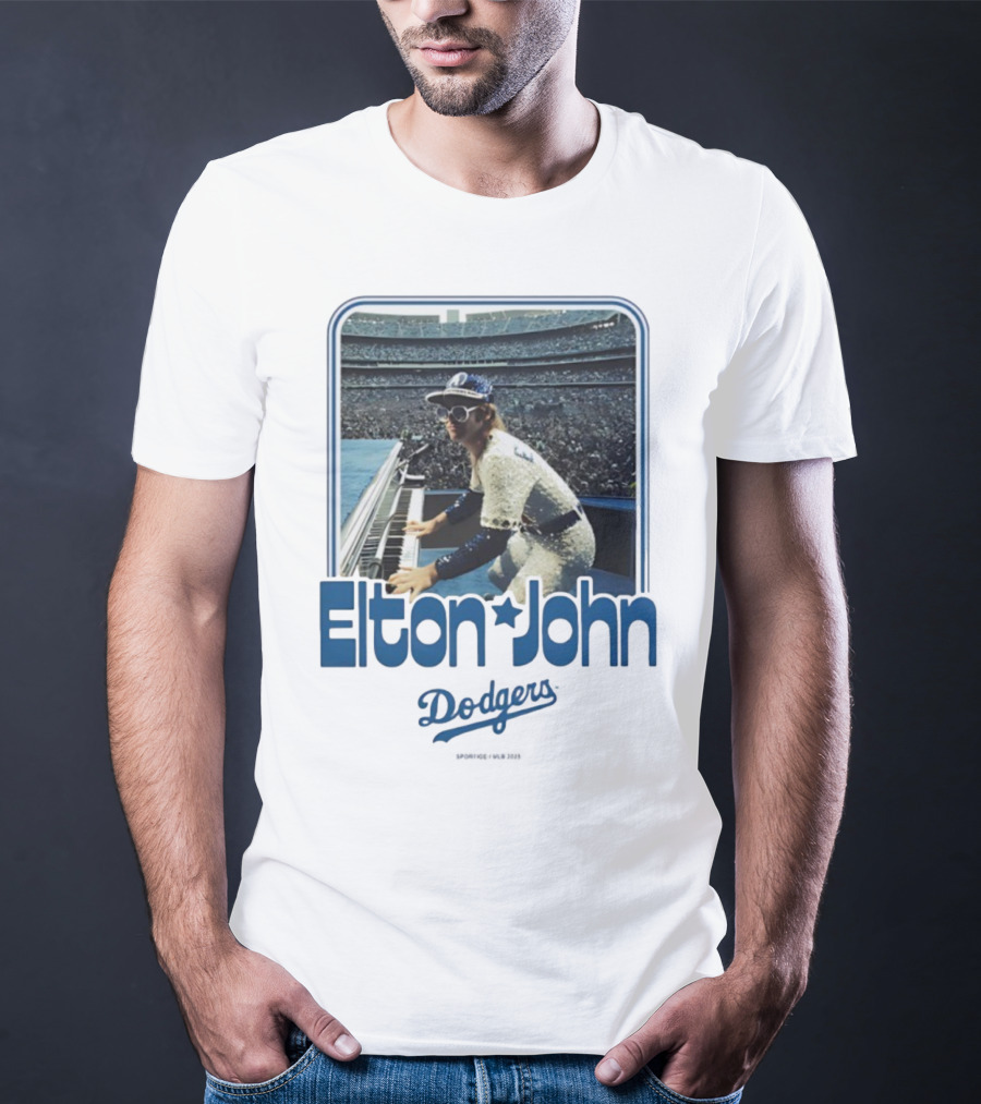 Elton John Dodgers Stadium Concert Los Angeles T-Shirt