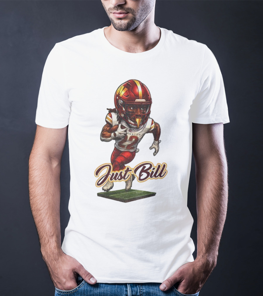 Just Bill Jacory Croskey-Merritt Washington NFL Football Player T-Shirt