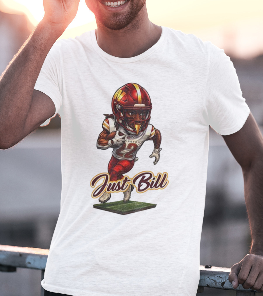 Just Bill Jacory Croskey-Merritt Washington NFL Football Player T-Shirt