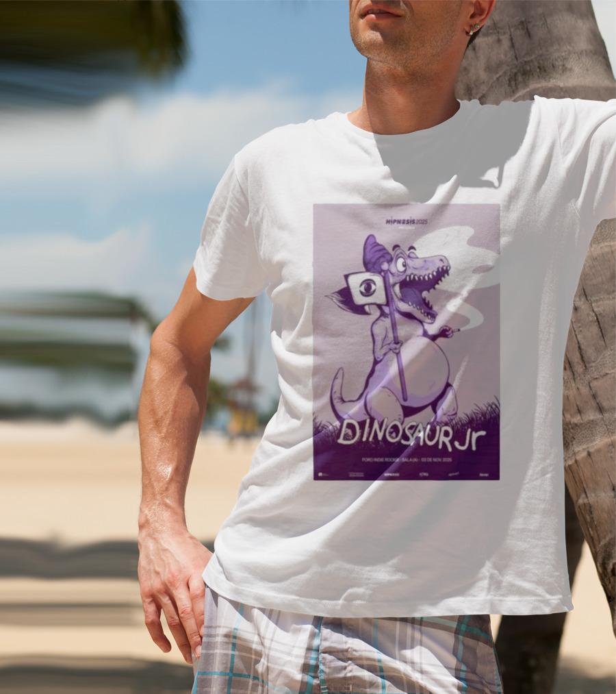 Dinosaur Jr. Hipnosis 2025 Mexico City Nov 3 Foro Indie Rocks T-Shirt