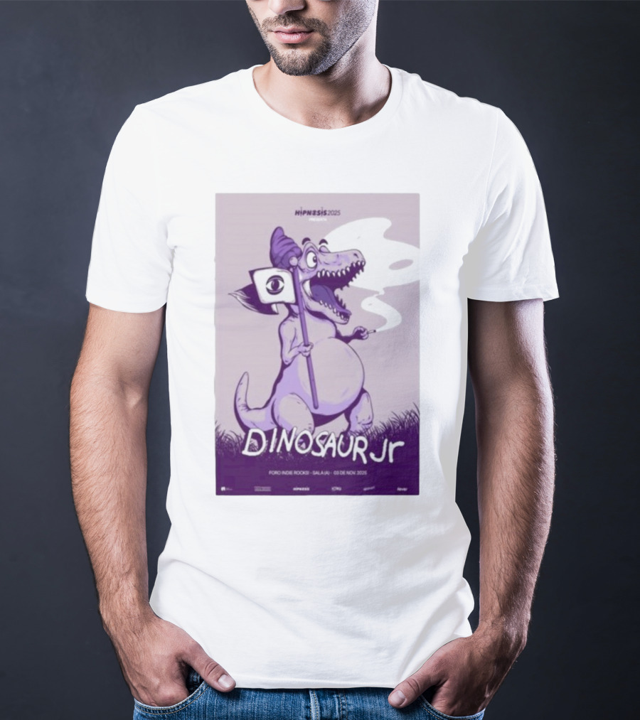 Dinosaur Jr. Hipnosis 2025 Mexico City Nov 3 Foro Indie Rocks T-Shirt