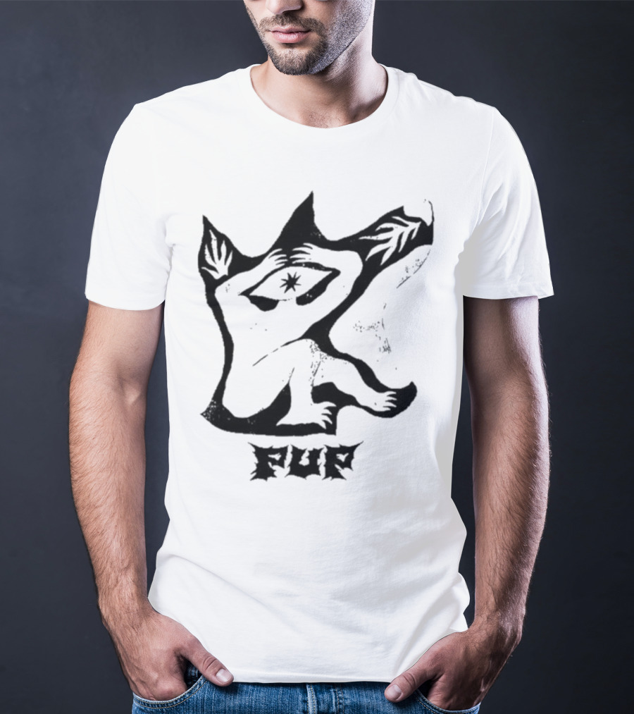 Pup Flames Creature With Wings T-Shirt