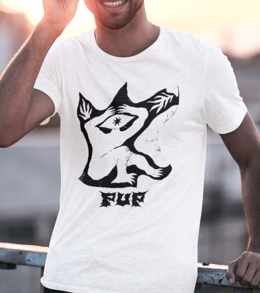 Pup Flames Creature With Wings T-Shirt