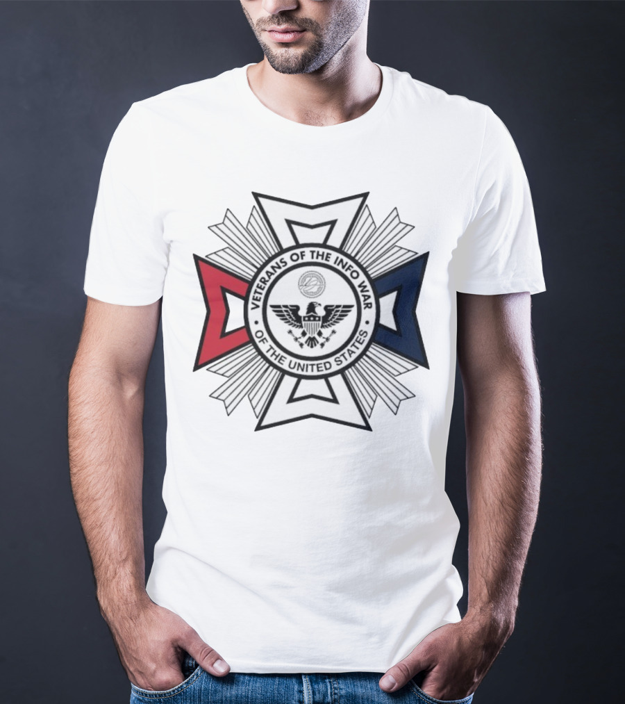 Veterans Of The Info War Emblem United States Insignia T-Shirt
