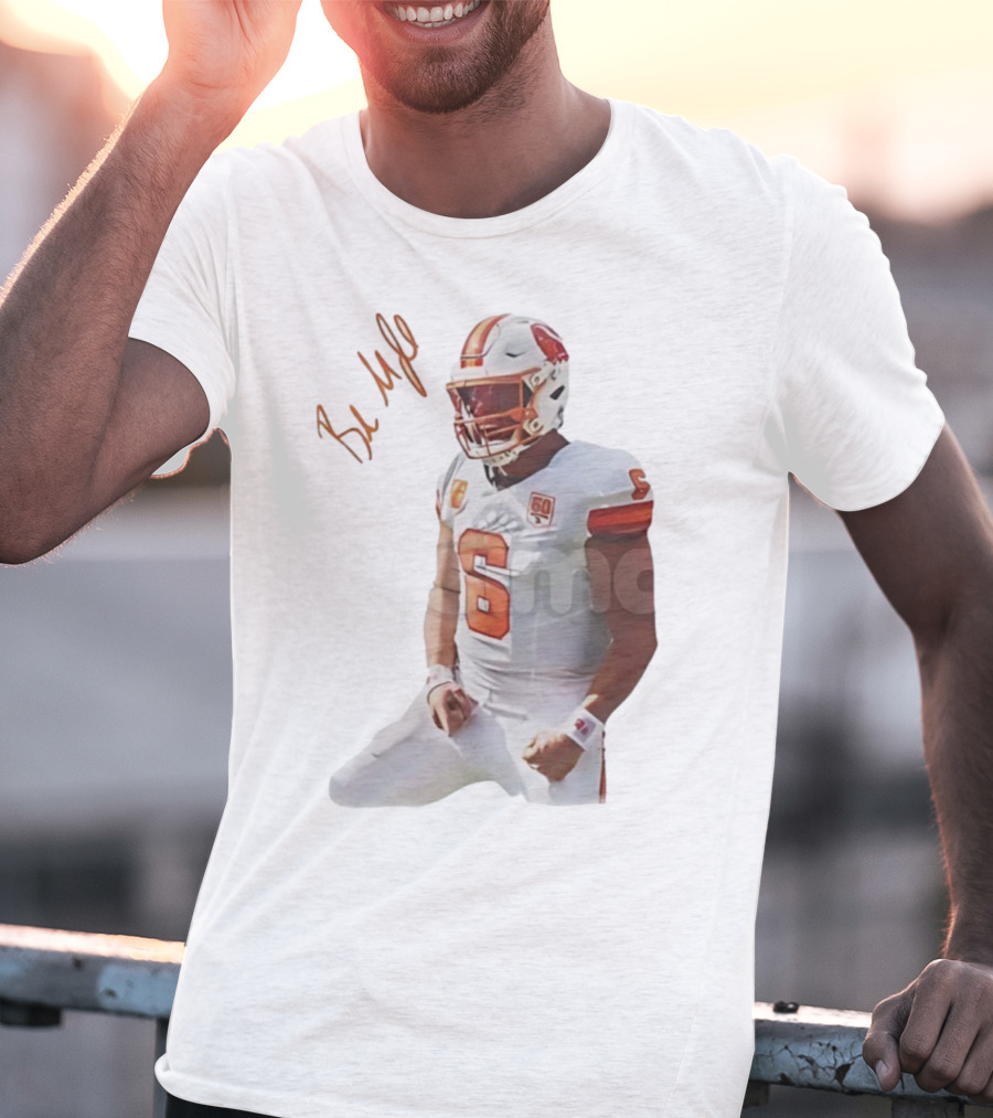 Baker Mayfield Signature Tampa Bay Buccaneers NFL Quarterback Number 6 T-Shirt