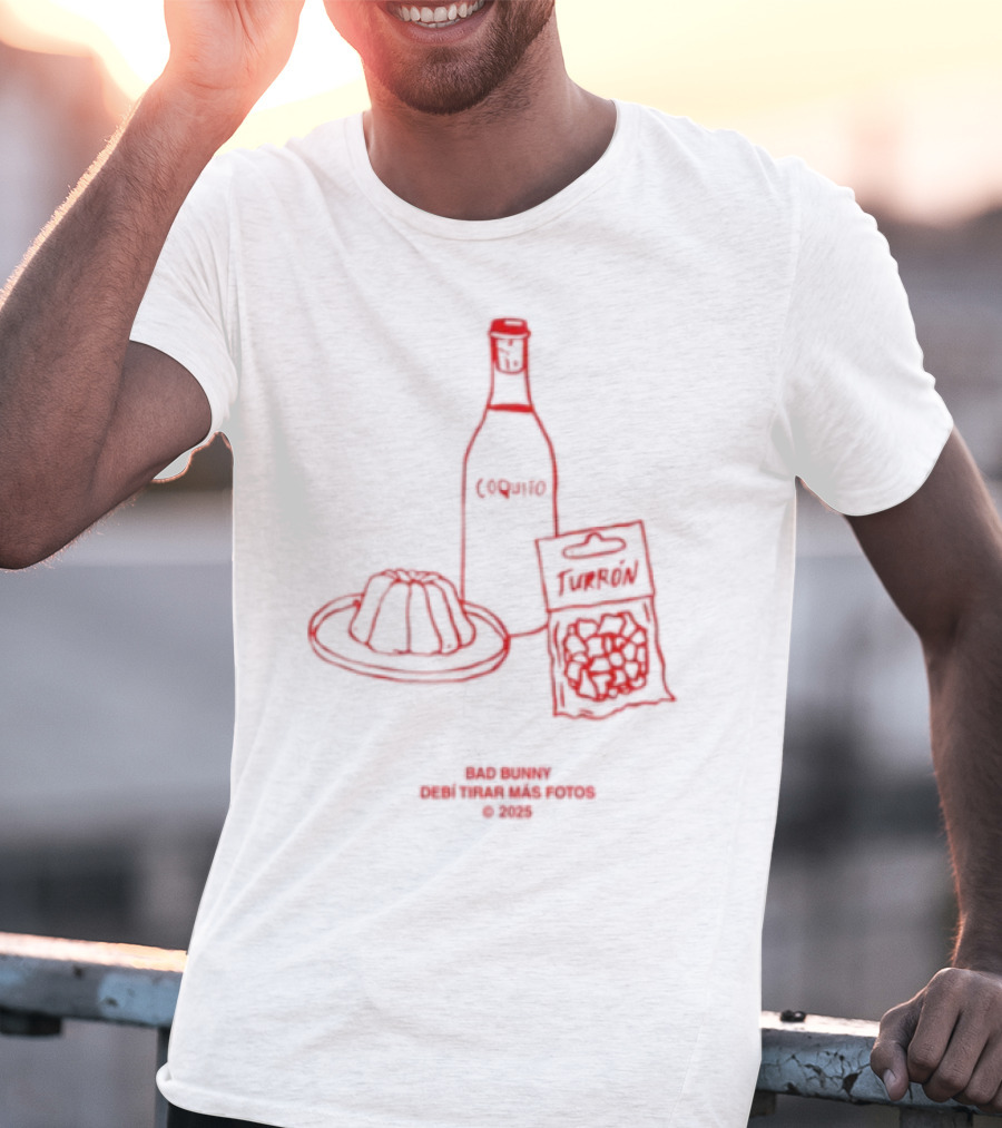 La Receta De Pr Debi Tirar Mas Fotos Coquito Sofrito Frito T-Shirt