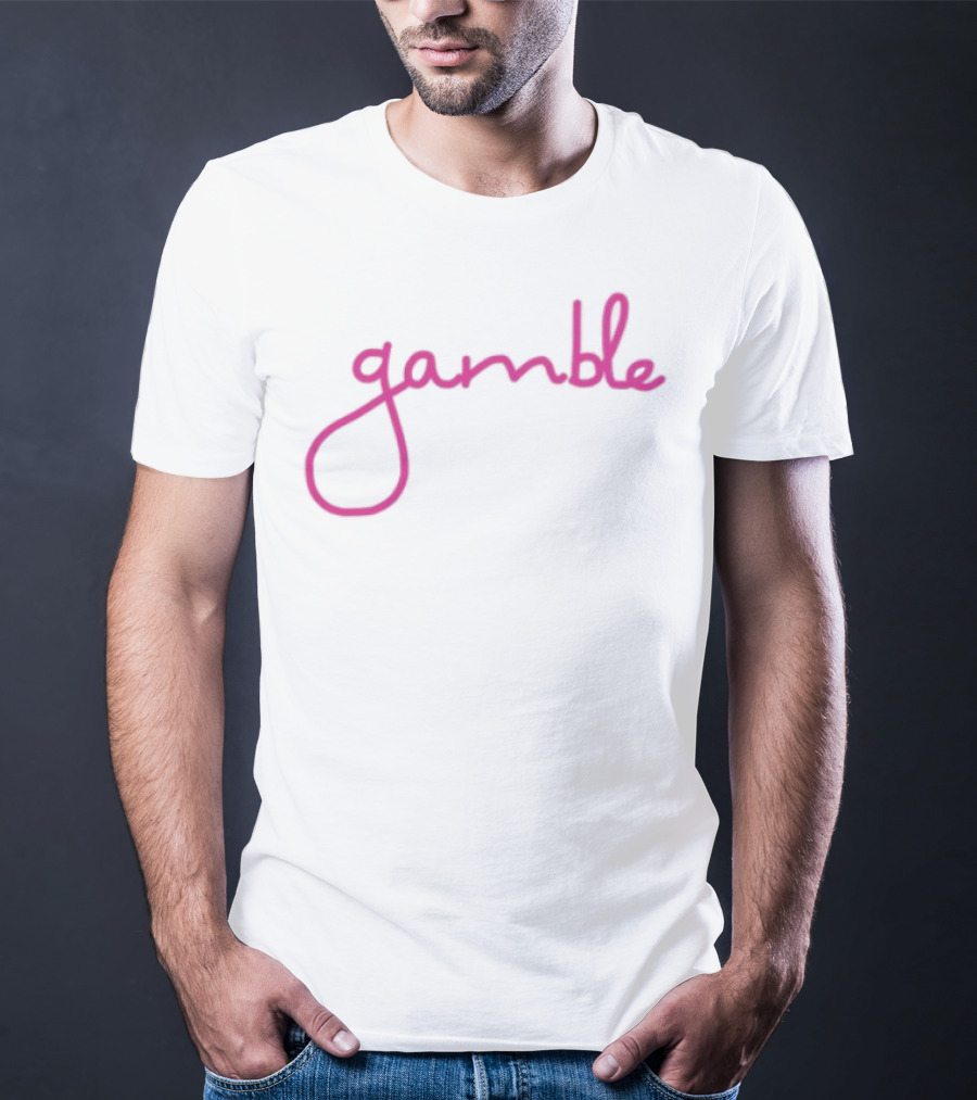 Fuchsia Gamble Script T-Shirt