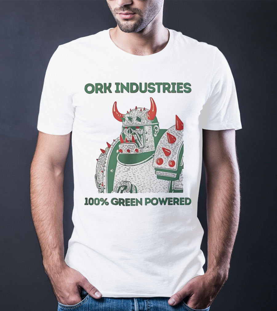 ORK Industries 100% Green Powered Orc Character Warrior T-Shirt