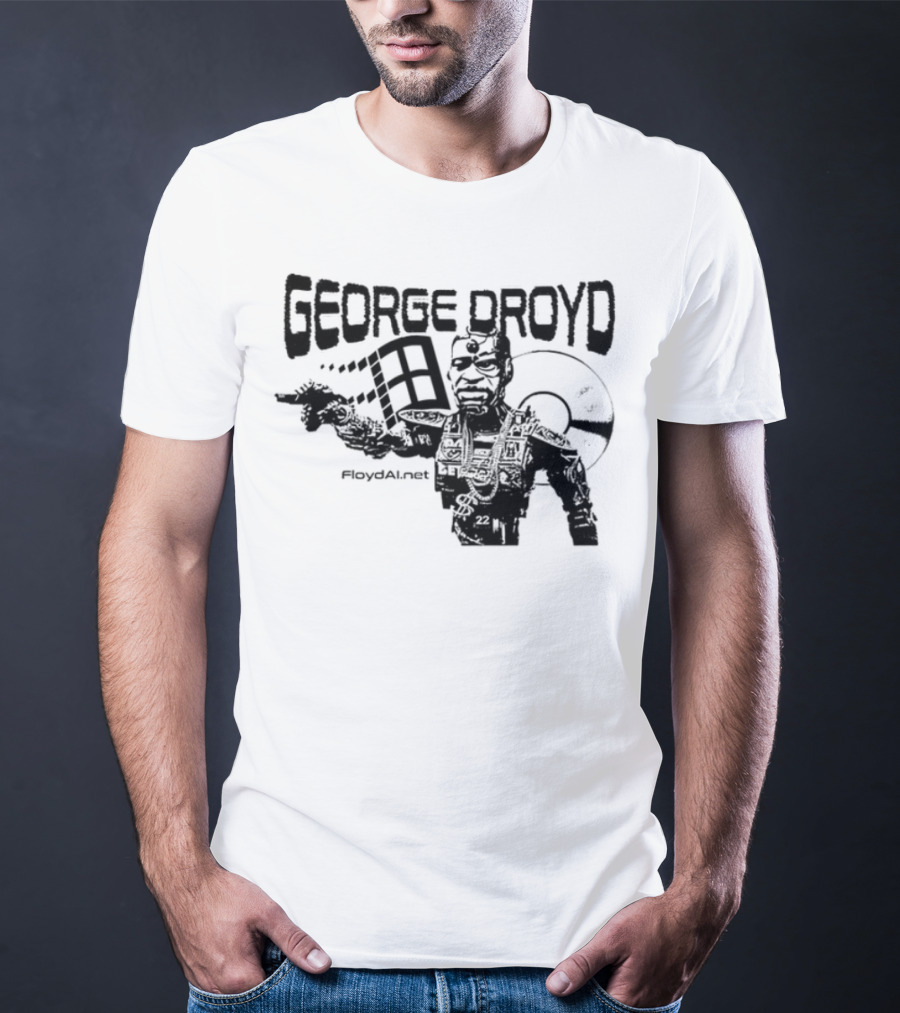 George Droyd Retro Vintage Droid Star Patterns T-Shirt