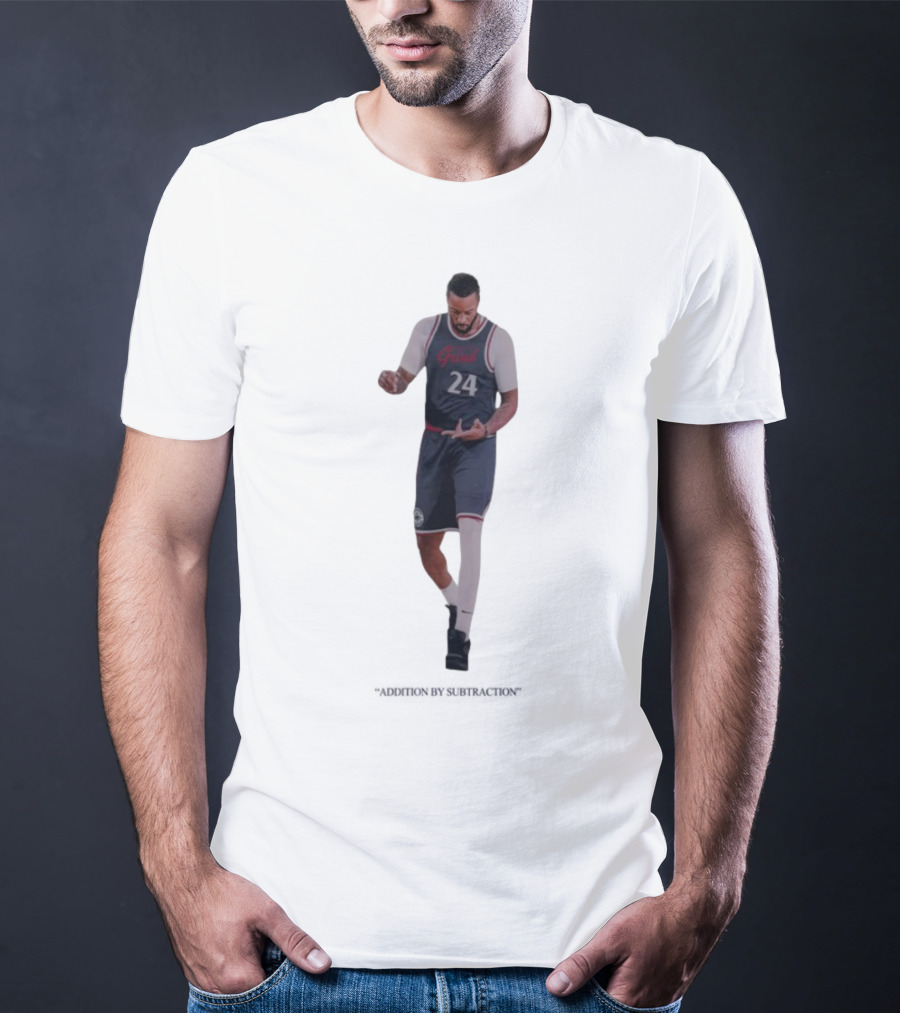 Norman Powell Grind 24 Basketball Addition By Subtraction T-Shirt