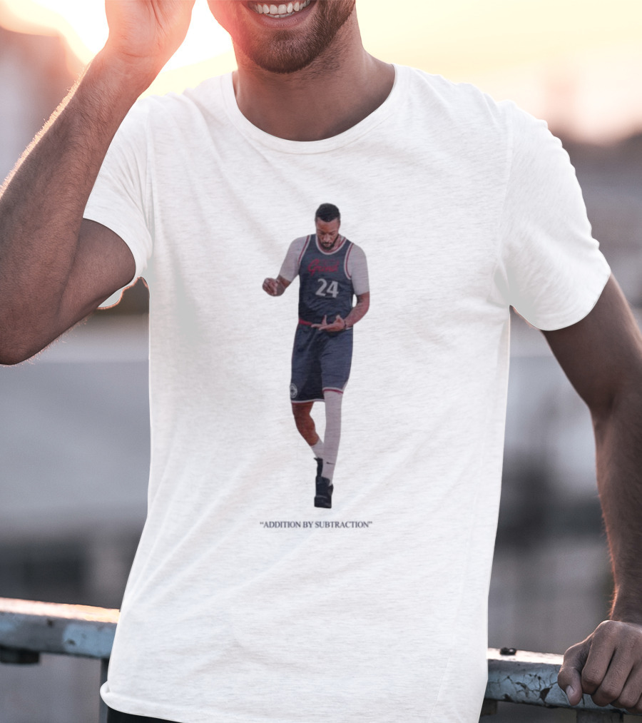 Norman Powell Grind 24 Basketball Addition By Subtraction T-Shirt