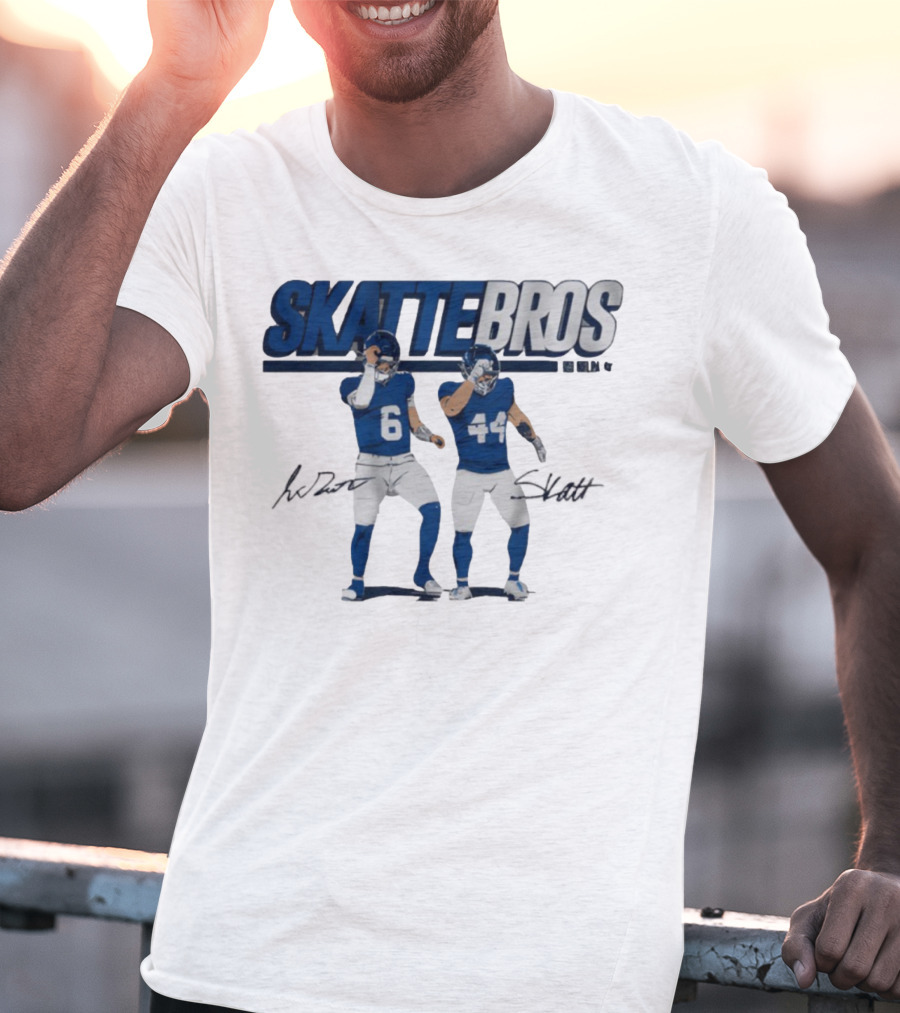 Skattebros Signature Jaxson Dart Cam Skattebo Football Players T-Shirt