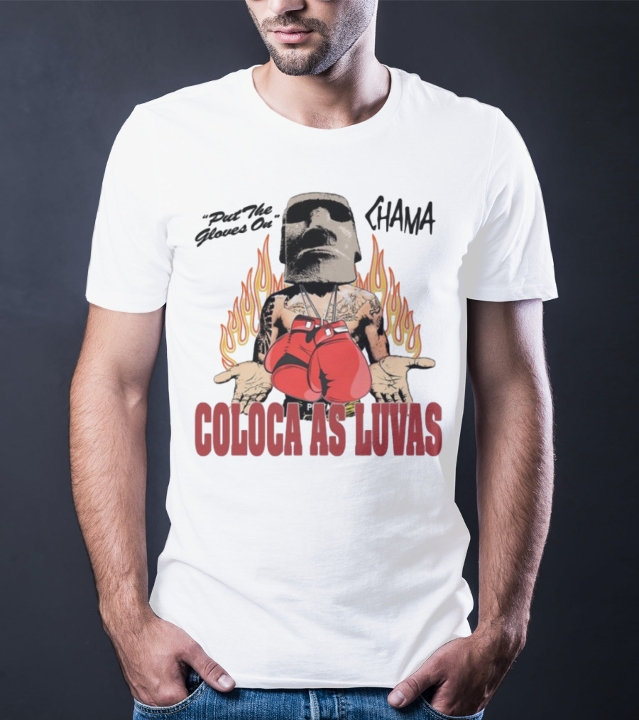 "Coloca As Luvas Put The Gloves On Flame Boxing" T-Shirt