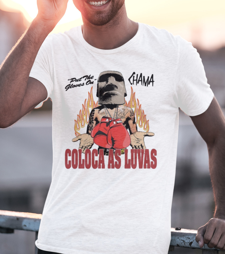 "Coloca As Luvas Put The Gloves On Flame Boxing" T-Shirt