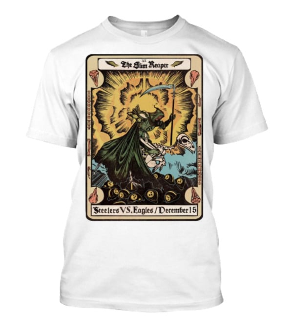 The Slim Reaper Steelers VS Eagles December 15 T-Shirt