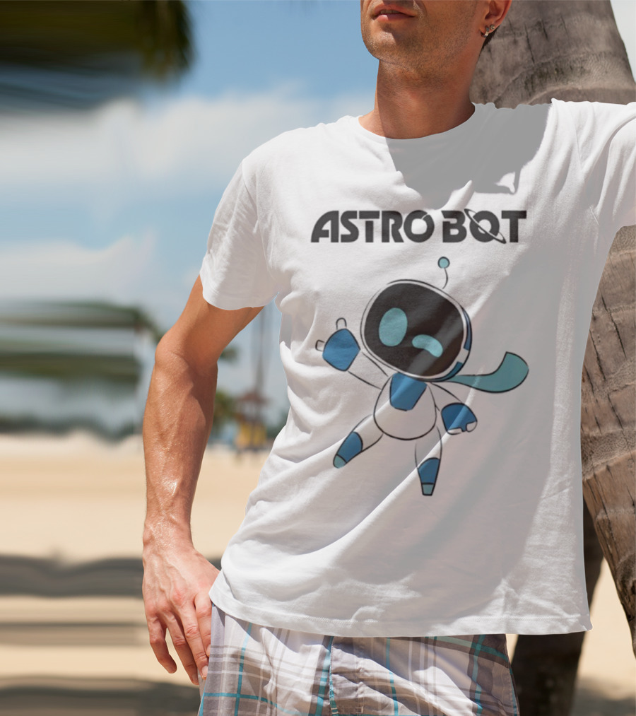 Astro Bot Robot Cartoon Character 2025 T-Shirt