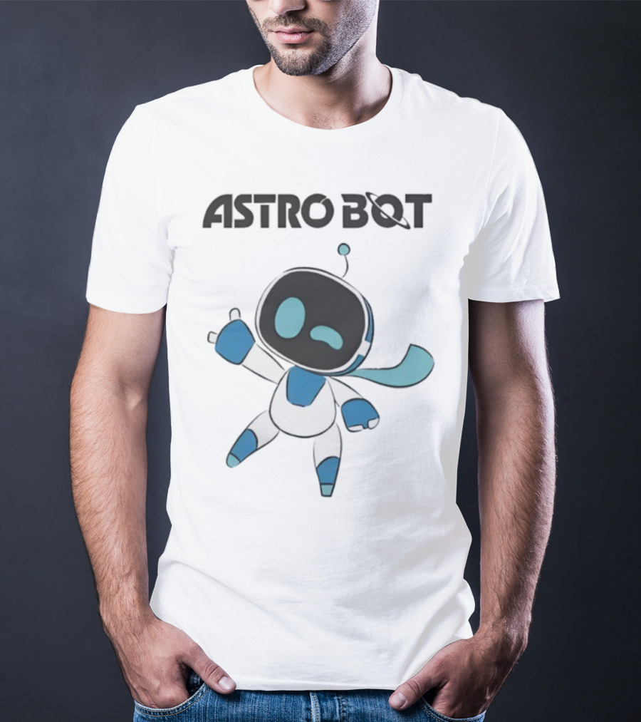 Astro Bot Robot Cartoon Character 2025 T-Shirt