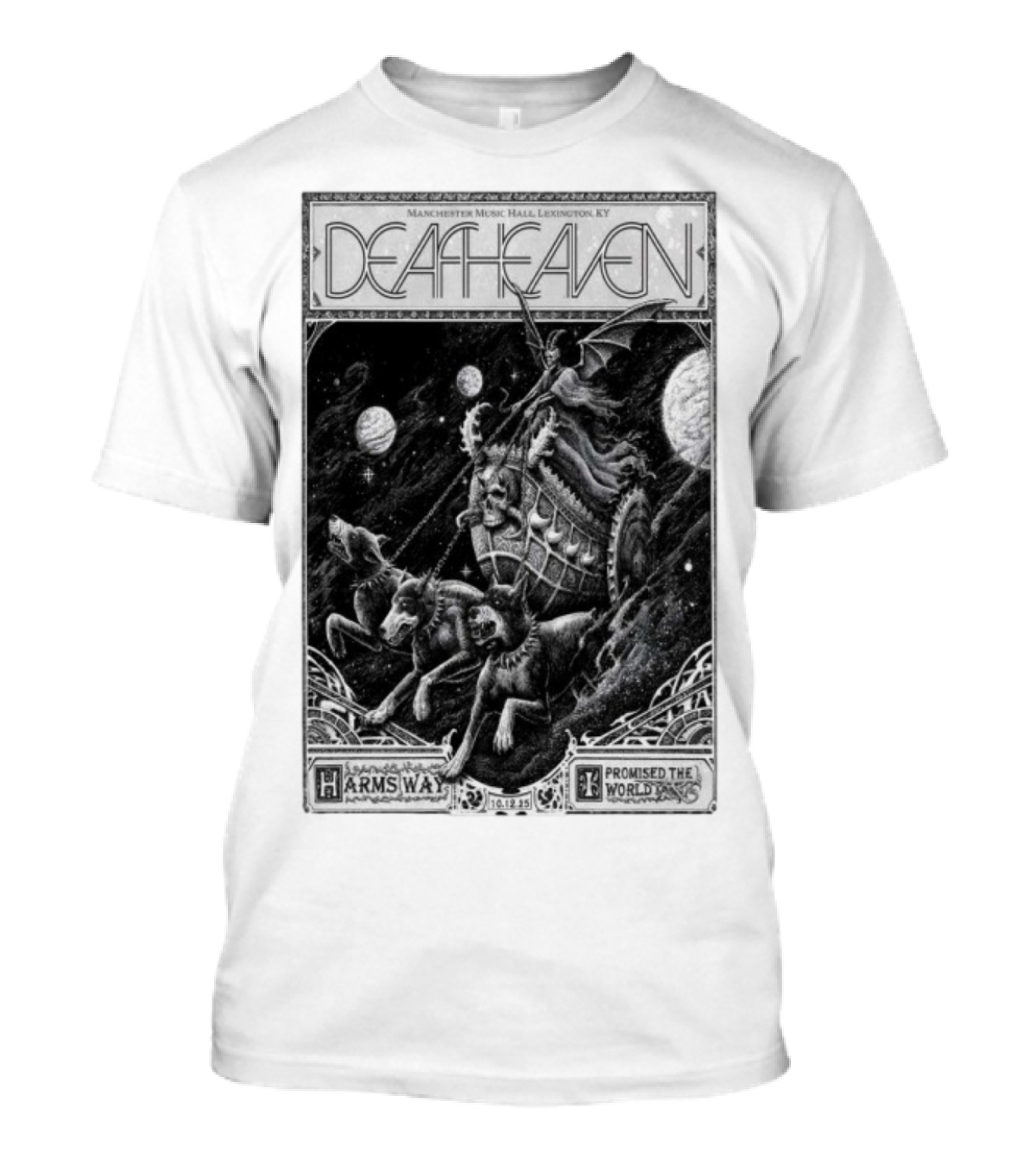 Deafheaven Manchester Music Hall Lexington KY Harms Way Promised The World 10.12.25 T-Shirt