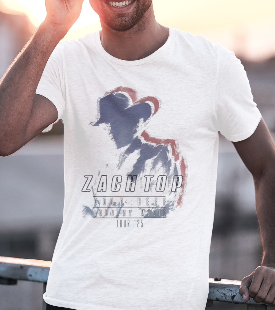 Zach Top Double Zach Hat Outline 1995 T-Shirt