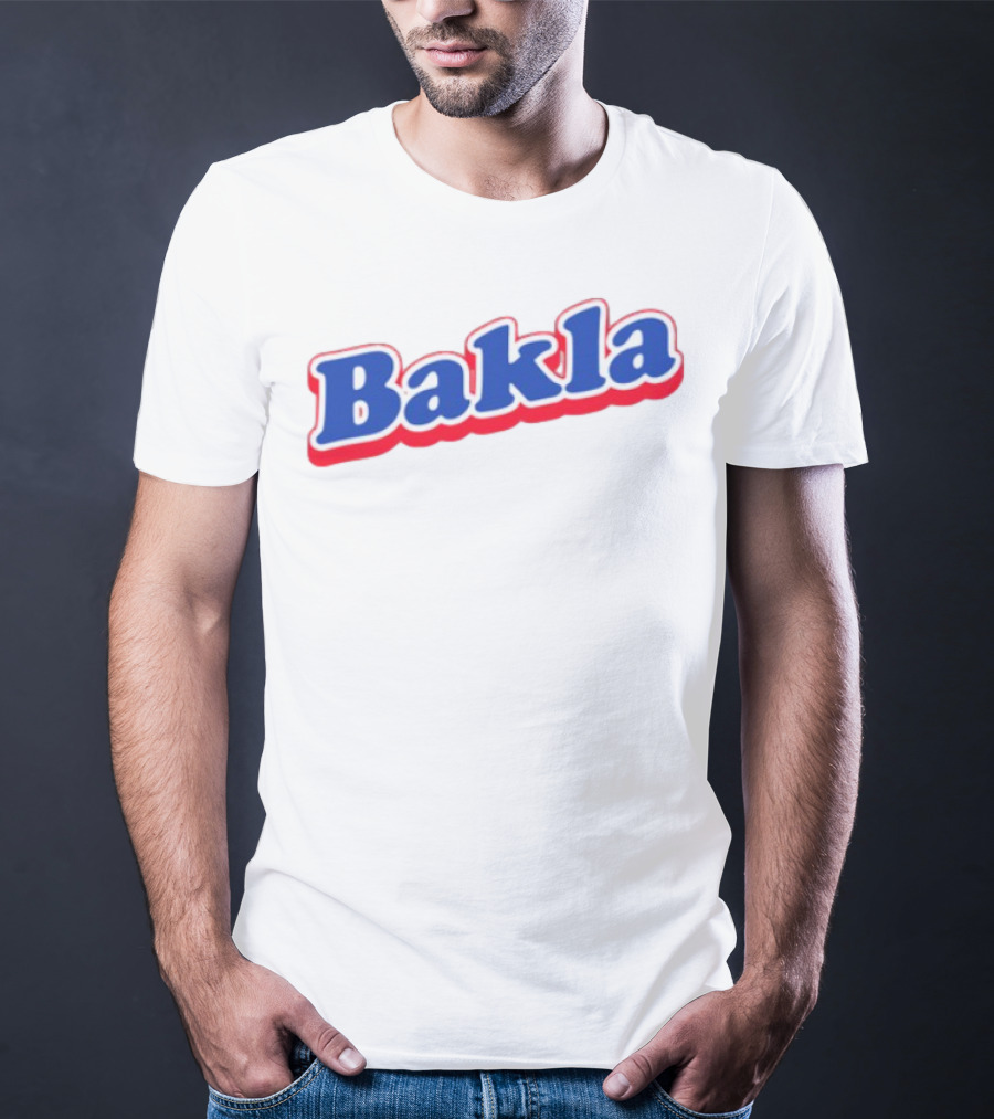 Bakla Bold Blue And Red T-Shirt