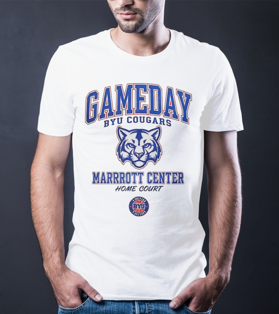 Gameday BYU Cougars Marriott Center Home Court T-Shirt
