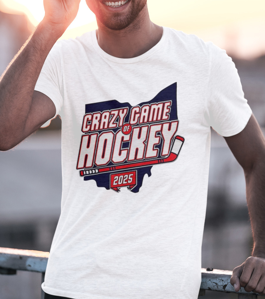 Crazy Game Of Hockey 2025 T-Shirt