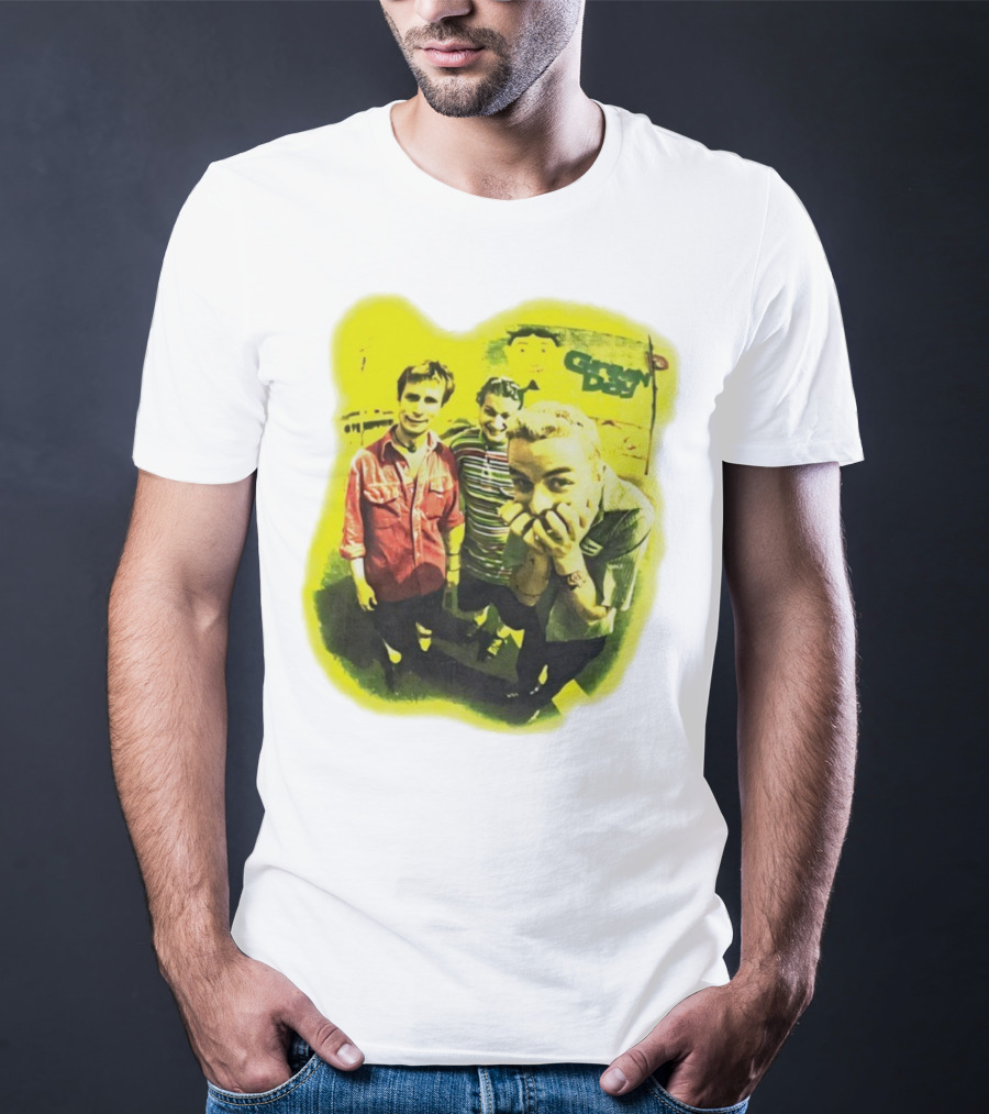 Green Day Dookie Tour 1994 Vintage Punk Rock Band Image T-Shirt