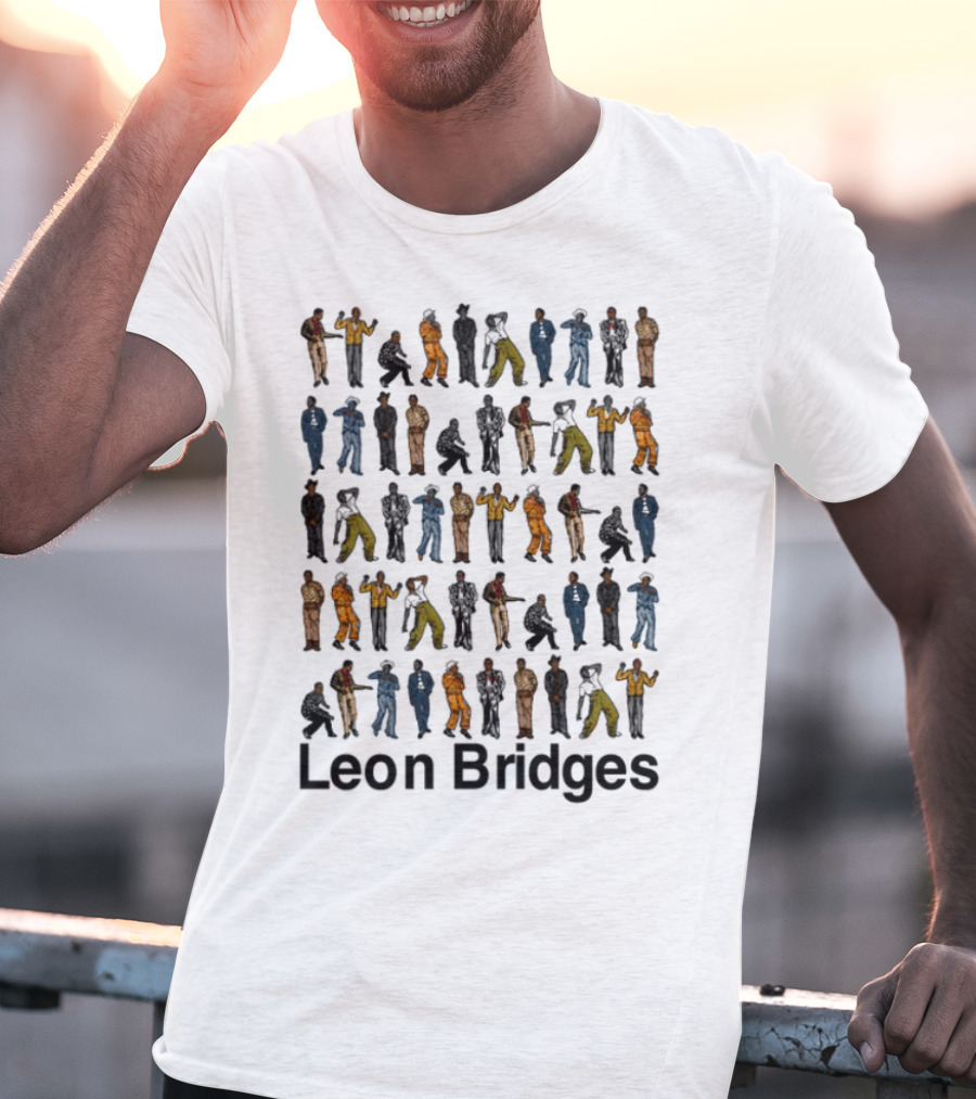 Leon Bridges Dance Poses Collection T-Shirt