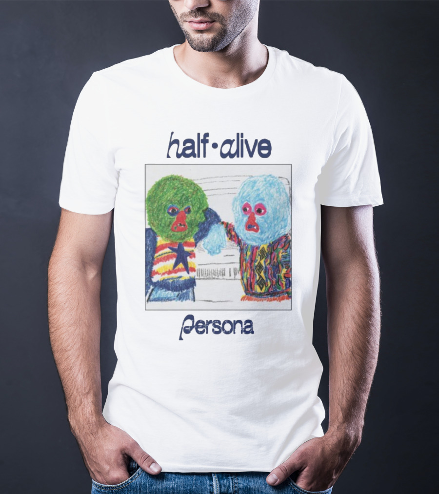 Half Alive Persona Crayon Art Duo T-Shirt