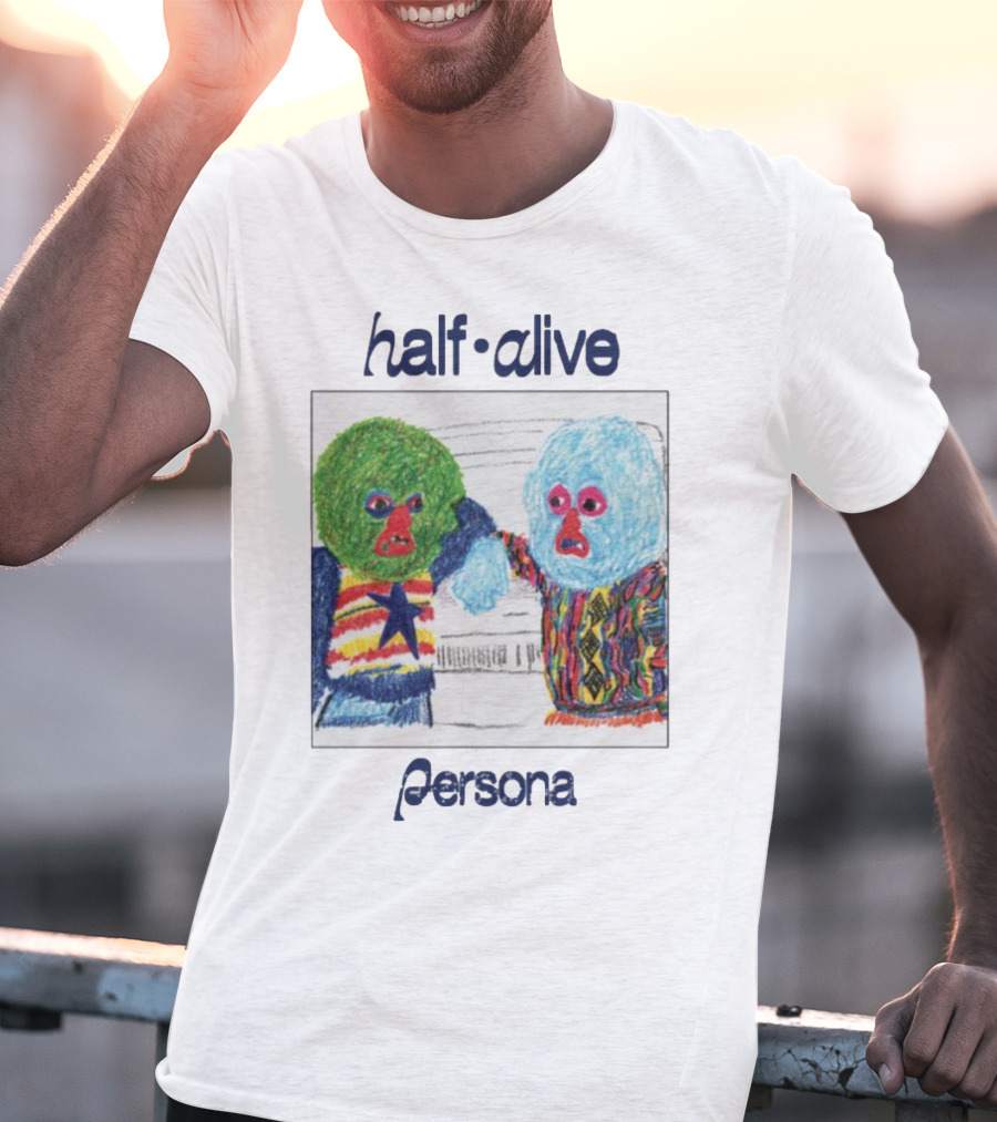 Half Alive Persona Crayon Art Duo T-Shirt
