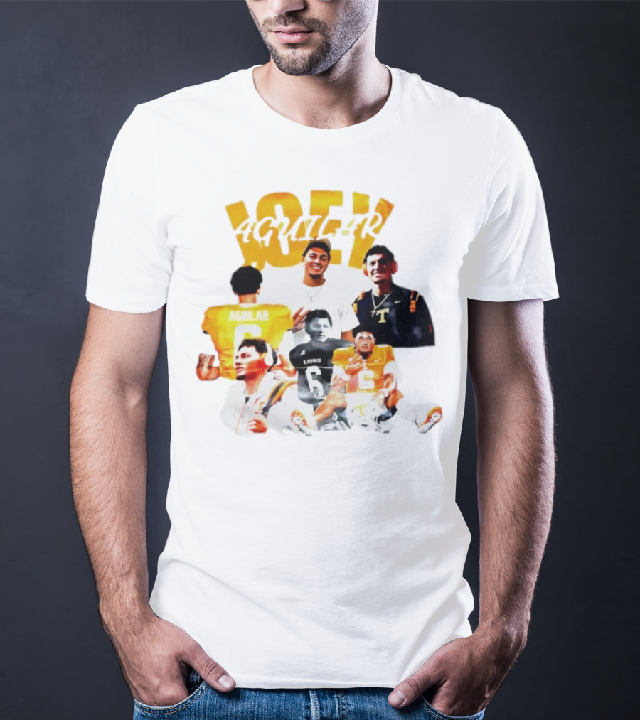 Joey Aguilar Tennessee Volunteers Football Lions Number 6 T-Shirt