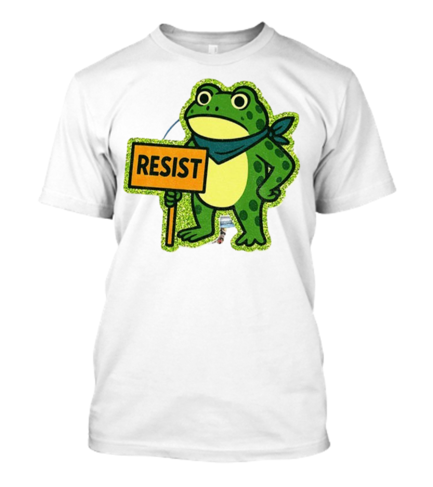 Portland Protest Frog Resist Freedom Anti-ICE T-Shirt
