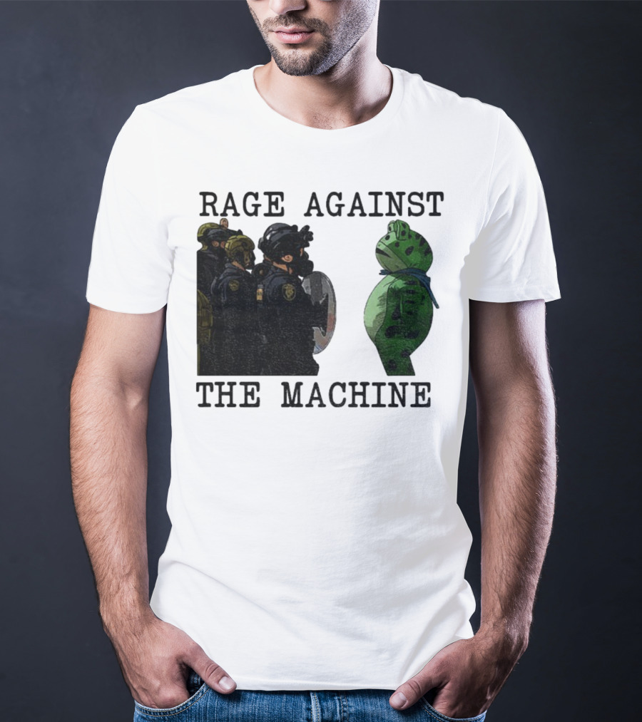 Rage Against The Machine Portland Frog Protest Poland 2025 Political T-Shirt