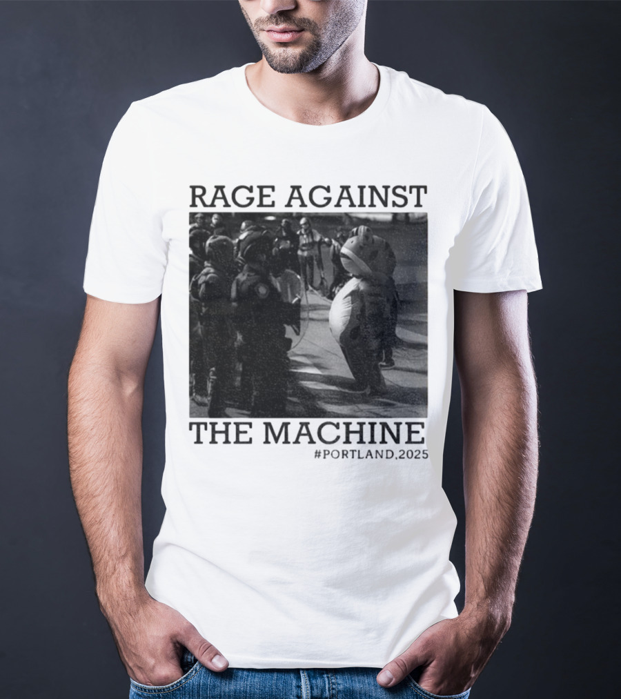 Rage Against The Machine Portland Frog Protest 2025 T-Shirt