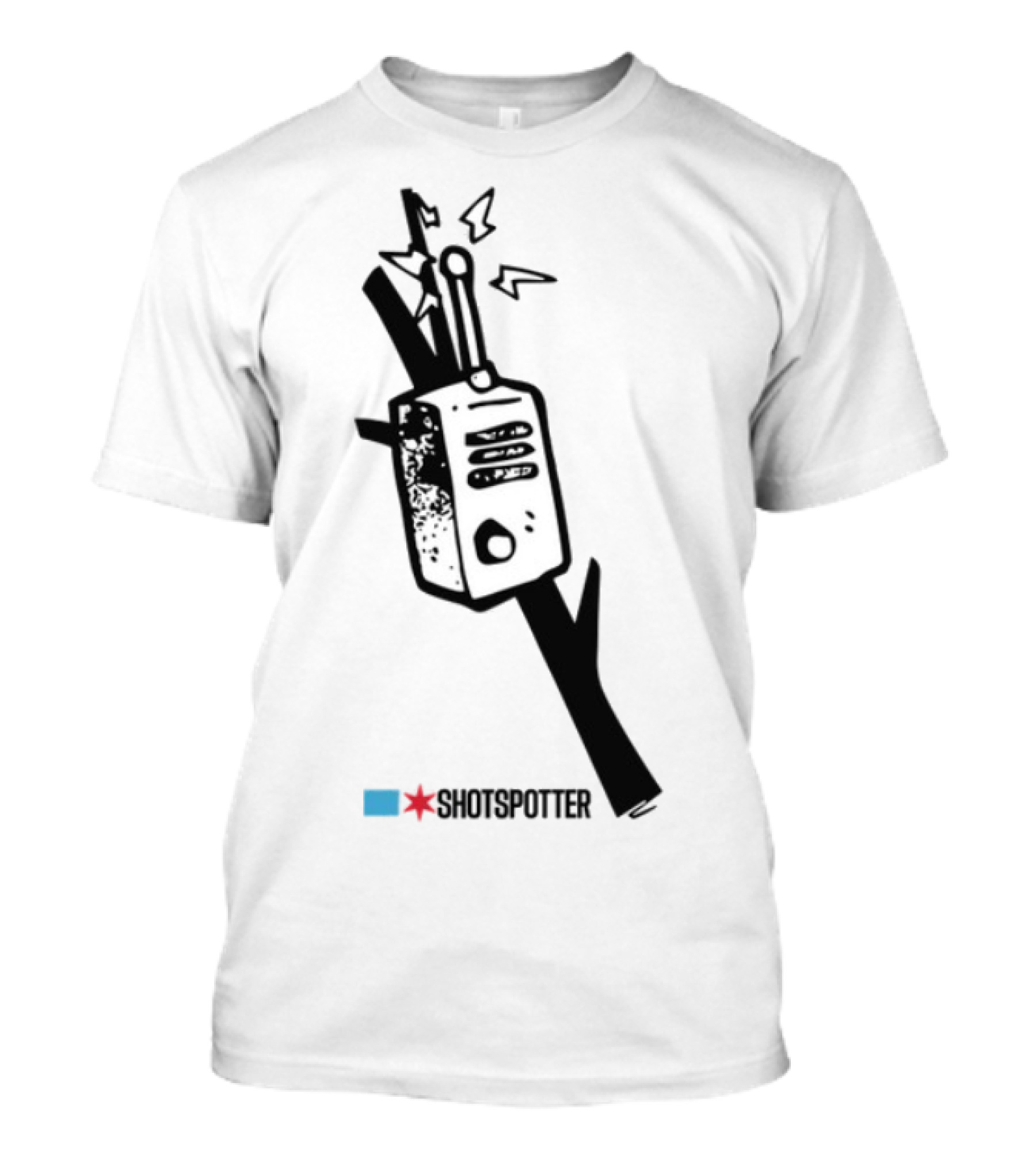 Raymondalopez Walkie-Talkie Shotspotter Image T-Shirt