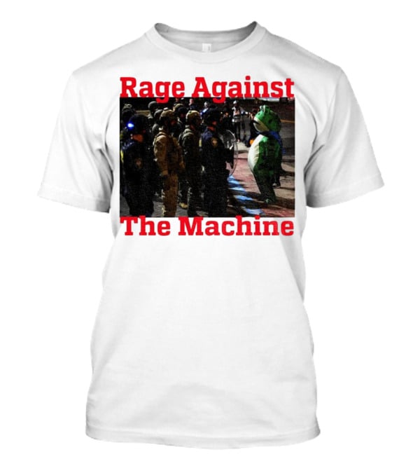Rage Against The Machine Portland Frog Protest T-Shirt