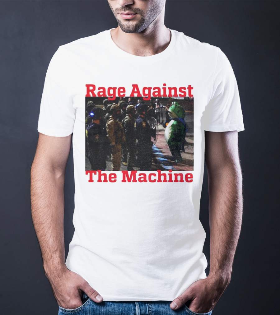 Rage Against The Machine Portland Frog Protest T-Shirt