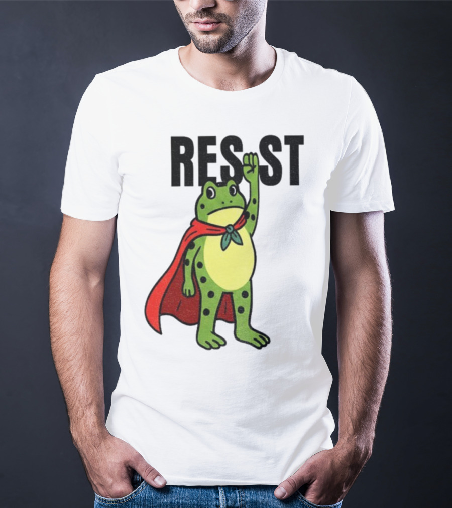 Resist Portland Frog Rage Against Machine Iconic Symbol T-Shirt