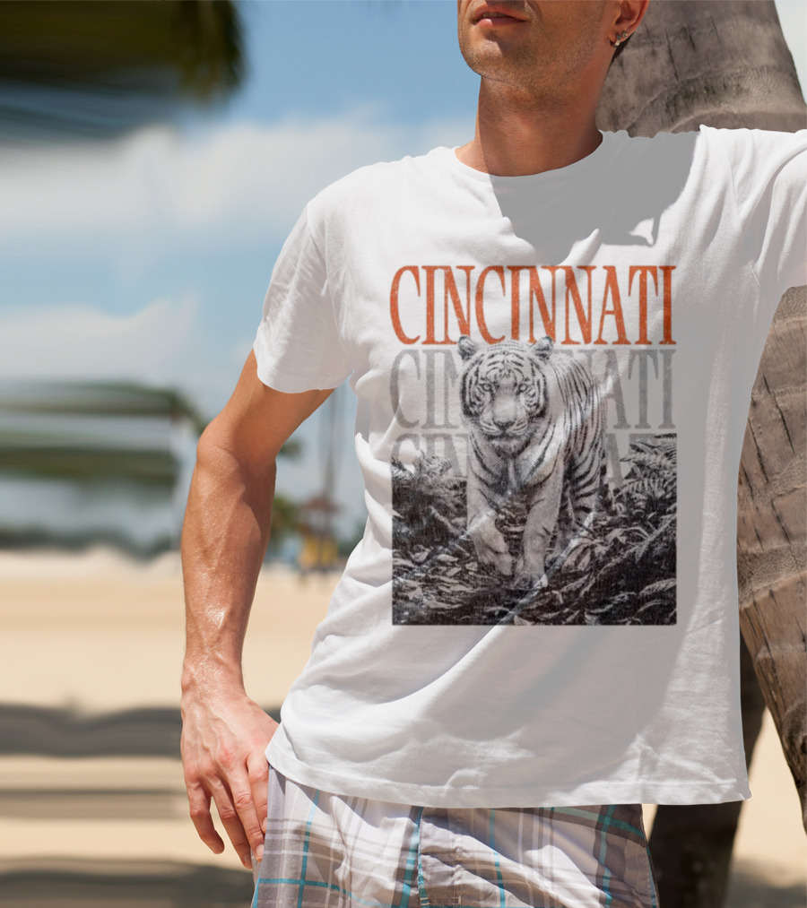 Cincinnati Bengals Tiger Fan Team Spirit T-Shirt
